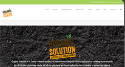 Desktop Screenshot of organicsolution.com